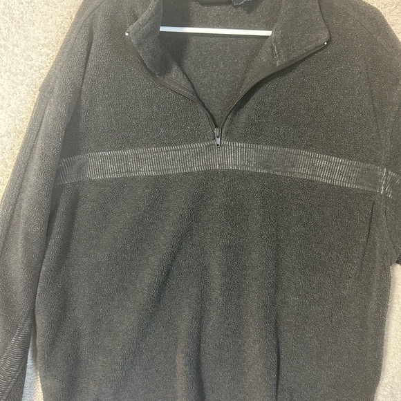 Vintage Bugle Boy Mens 1/4 Zip Fleece Pullover Lined Pockets XL. Outdoor Casual - Picture 8 of 8